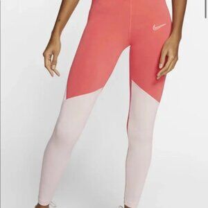 Nike High-Rise Colorblock Leggings Size Medium